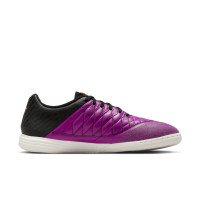 Nike Lunar Gato II Chaussures de Foot en Salle (IN) Noir Violet Rouge