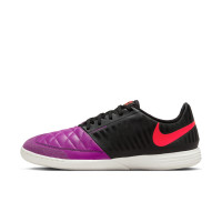 Nike Lunar Gato II Chaussures de Foot en Salle (IN) Noir Violet Rouge