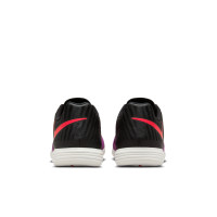 Nike Lunar Gato II Chaussures de Foot en Salle (IN) Noir Violet Rouge