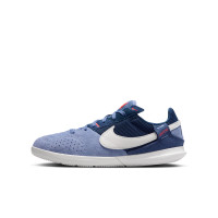 Nike Streetgato Chaussures de Foot Enfants Bleu Bleu Foncé Orange Vif