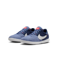 Nike Streetgato Chaussures de Foot Enfants Bleu Bleu Foncé Orange Vif