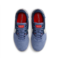 Nike Streetgato Chaussures de Foot Enfants Bleu Bleu Foncé Orange Vif