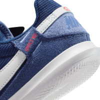 Nike Streetgato Chaussures de Foot Enfants Bleu Bleu Foncé Orange Vif