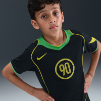 Nike Total 90 Trainingsshirt Kids Zwart Groen Geel
