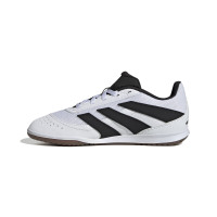 adidas Predator Club Sala Chaussures de Foot en Salle (IN) Enfants Blanc Noir Néon Jaune