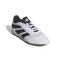 adidas Predator Club Sala Chaussures de Foot en Salle (IN) Enfants Blanc Noir Néon Jaune