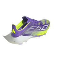 adidas F50+ Gras Voetbalschoenen (FG) Paars Wit Neongeel