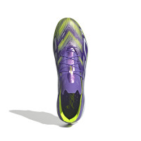 adidas F50+ Gras Voetbalschoenen (FG) Paars Wit Neongeel