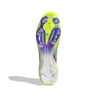 adidas F50+ Gras Voetbalschoenen (FG) Paars Wit Neongeel