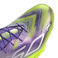 adidas F50+ Gras Voetbalschoenen (FG) Paars Wit Neongeel