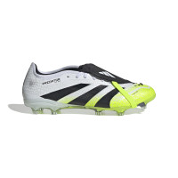 adidas Predator Pro FT Gazon Naturel Chaussures de Foot (FG) Blanc Noir Néon Jaune