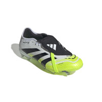 adidas Predator Pro FT Gazon Naturel Chaussures de Foot (FG) Blanc Noir Néon Jaune