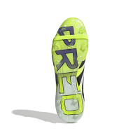 adidas Predator Pro FT Gazon Naturel Chaussures de Foot (FG) Blanc Noir Néon Jaune