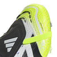 adidas Predator Pro FT Gazon Naturel Chaussures de Foot (FG) Blanc Noir Néon Jaune