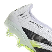 adidas Predator Pro FT Gazon Naturel Chaussures de Foot (FG) Blanc Noir Néon Jaune