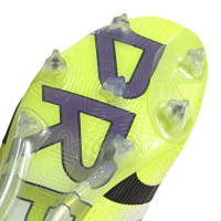 adidas Predator Elite Gazon Naturel Chaussures de Foot (FG) Blanc Noir Jaune Néon