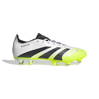 adidas Predator League Crampons Vissés Chaussures de Foot (SG) Blanc Noir Néon Jaune