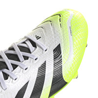 adidas Predator League Crampons Vissés Chaussures de Foot (SG) Blanc Noir Néon Jaune