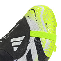 adidas Predator League FT Gras / Kunstgras Voetbalschoenen (MG) Kids Wit Zwart Neongeel