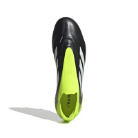 adidas Copa Pure III Elite Sans Lacets Crampons Vissés Chaussures de Foot (SG) Noir Blanc Jaune Néon