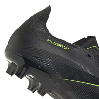 adidas Predator League Gras / Kunstgras Voetbalschoenen (MG) Zwart Donkergrijs Neongeel