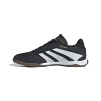 adidas Predator League Zaalvoetbalschoenen (IN) Zwart Wit Neongeel