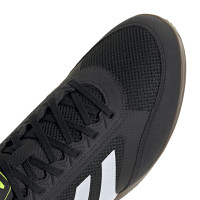 adidas Predator League Zaalvoetbalschoenen (IN) Zwart Wit Neongeel
