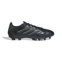 adidas Copa Pure III Pro Gazon Naturel Chaussures de Foot (FG) Noir Gris Foncé Vert