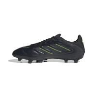 adidas Copa Pure III Pro Gazon Naturel Chaussures de Foot (FG) Noir Gris Foncé Vert