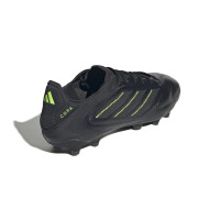 adidas Copa Pure III Pro Gazon Naturel Chaussures de Foot (FG) Noir Gris Foncé Vert