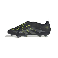adidas Predator Pro FT Gras Voetbalschoenen (FG) Zwart Donkergrijs Neongeel