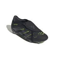 adidas Predator Pro FT Gras Voetbalschoenen (FG) Zwart Donkergrijs Neongeel