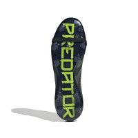 adidas Predator Pro FT Gras Voetbalschoenen (FG) Zwart Donkergrijs Neongeel