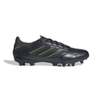 adidas Copa Pure III League Gazon Naturel Artificiel Chaussures de Foot (MG) Noir Gris Foncé Vert