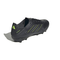 adidas Copa Pure III League Gazon Naturel Artificiel Chaussures de Foot (MG) Noir Gris Foncé Vert