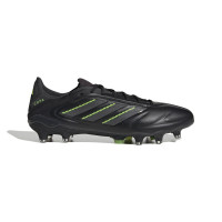 adidas Copa Pure III Elite Gras Voetbalschoenen (FG) Zwart Donkergrijs Groen