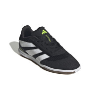 adidas Predator Club Sala Chaussures de Foot en Salle (IN) Enfants Noir Blanc Néon Jaune