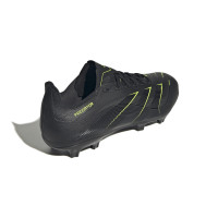 adidas Predator League Gras / Kunstgras Voetbalschoenen (MG) Zwart Donkergrijs Neongeel