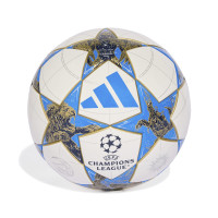 adidas UEFA Champions League League J350 Ballon de Foot Taille 5 2025-2026 Blanc Bleu Doré