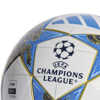 adidas UEFA Champions League League Ballon de Foot Boîte 2025-2026 Blanc Bleu Doré