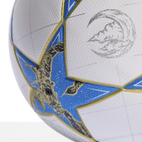 adidas UEFA Champions League League Ballon de Foot Boîte 2025-2026 Blanc Bleu Doré