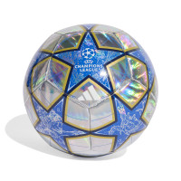 adidas UEFA Champions League Training Foil Voetbal Maat 5 2025-2026 Zilver Blauw Goud