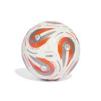 adidas Women's EURO25 Final Mini Ballon de Foot Taille 1 Blanc Argenté Orange