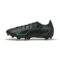 PUMA Ultra 6 Match Gras / Kunstgras Voetbalschoenen (MG) Zwart Donkergroen Lichtgroen