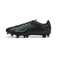 PUMA Ultra 6 Play Gras / Kunstgras Voetbalschoenen (MG) Zwart Donkergroen Lichtgroen