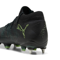 PUMA Future 8 Ultimate Crampons Vissés Chaussures de Foot (SG) Noir Vert Foncé Vert Vif