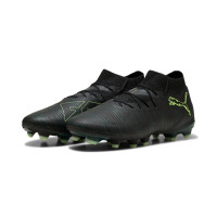 PUMA Future 8 Pro Gras / Kunstgras Voetbalschoenen (MG) Zwart Donkergroen Lichtgroen