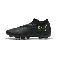 PUMA Future 8 Pro Gras / Kunstgras Voetbalschoenen (MG) Zwart Donkergroen Lichtgroen