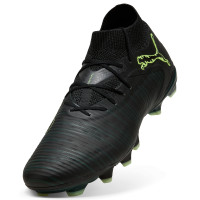 PUMA Future 8 Pro Gras / Kunstgras Voetbalschoenen (MG) Zwart Donkergroen Lichtgroen