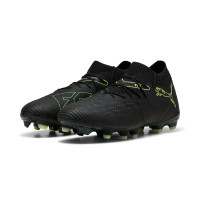 PUMA Future 8 Match Gras / Kunstgras Voetbalschoenen (MG) Zwart Donkergroen Lichtgroen